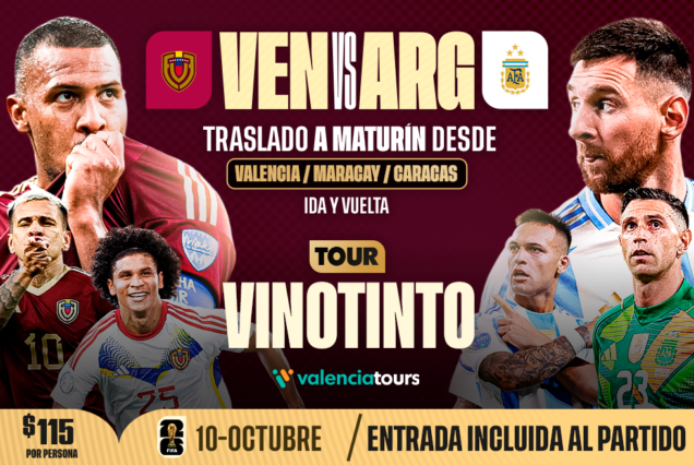 entradas-venezuela-argentina-maturin-octubre-tour-vinotinto-traslado-valencia-maracay-caracas