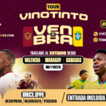 Tour Vinotinto Venezuela vs Brasil 14 Noviembre, Traslado, Paquete Full Day, Entradas, Venta, Valencia, Maracay, Caracas, Viaje