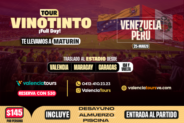 tour-vinotinto-venezuela-peru-partido-traslado-autobus-viaje-valencia-maracay-caracas-maturin-entradas-ida-vuelta